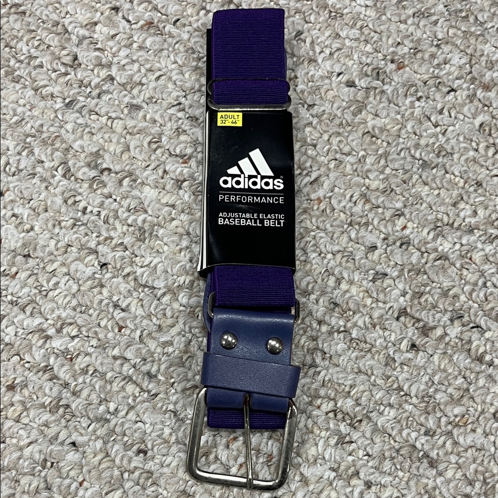 Adidas Performance Purple Baseball Belt